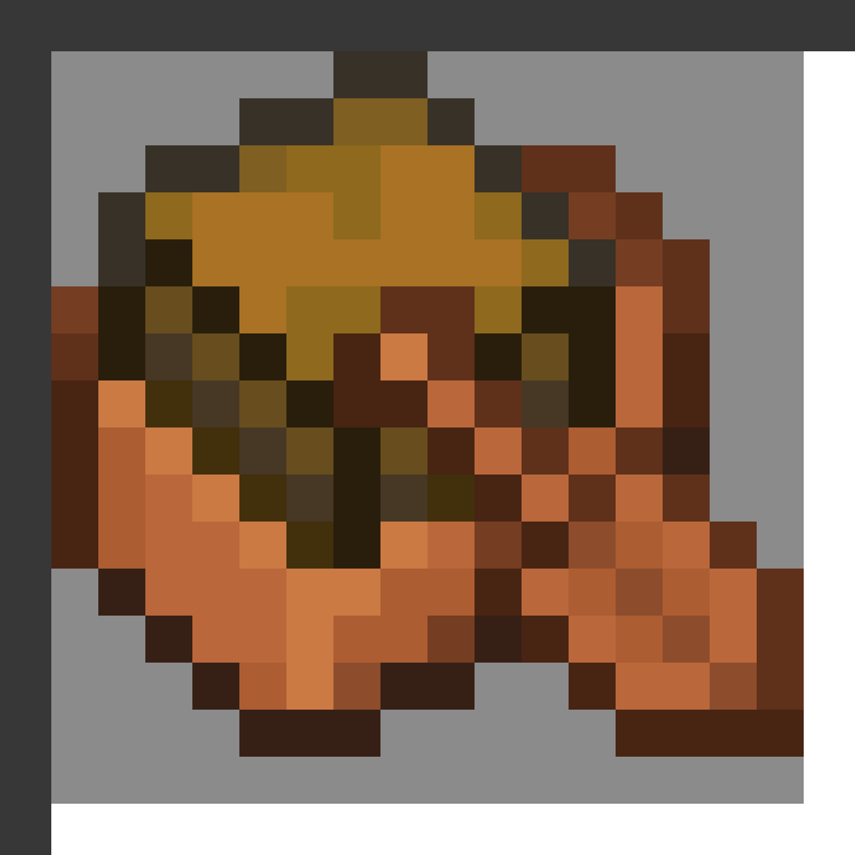 Acacia Boat with Chest in Minecraft, drawn from the game's own item texture. Water travel with 27-slot storage. Minecraft has used the name Acacia Boat with Chest since 1.19.
