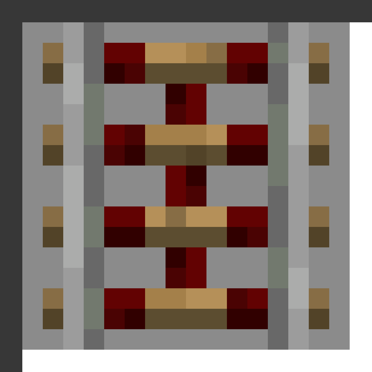 Activator Rail in Minecraft, drawn from the game's own item texture. Activating TNT minecarts. Minecraft has used the name Activator Rail since 1.5.1.