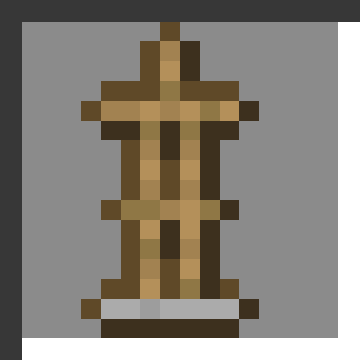 Armor Stand in Minecraft, drawn from the game's own item texture. Displaying armor sets. Minecraft has used the name Armor Stand since 1.8.