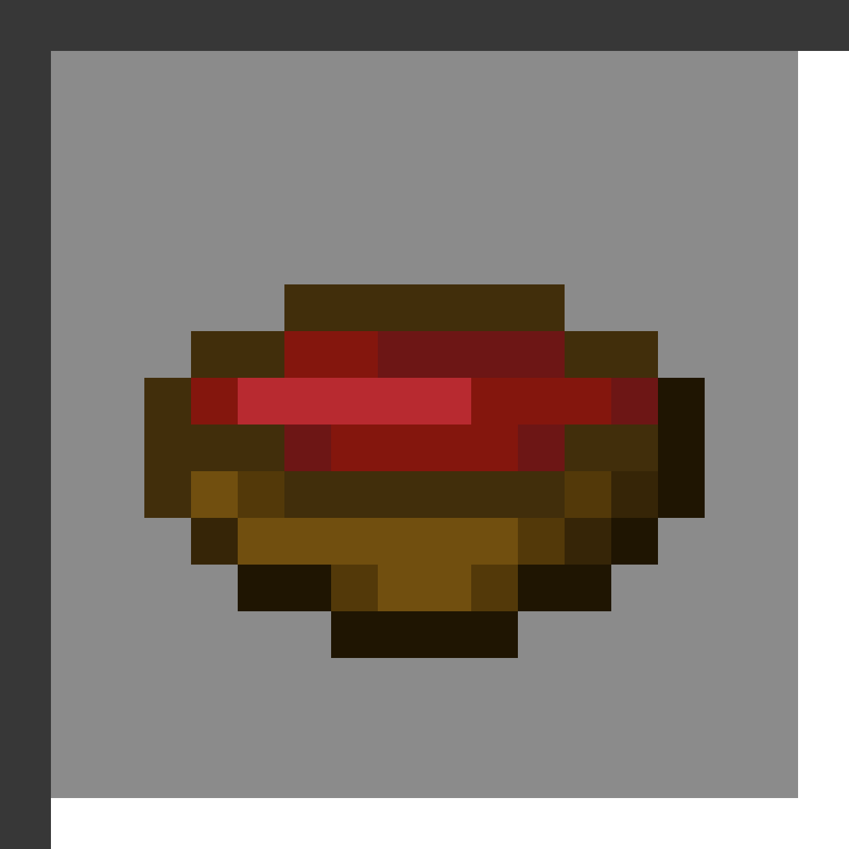 Beetroot Soup in Minecraft, drawn from the game's own item texture. Restores 6 hunger points. Minecraft has used the name Beetroot Soup since 1.9.