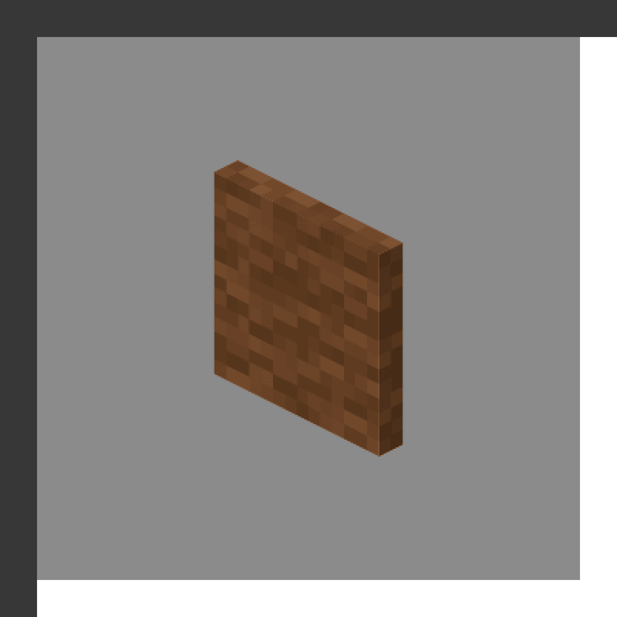 Brown Banner in Minecraft, drawn from the game's own block model. Decoration. Minecraft has used the name Brown Banner since 1.8.