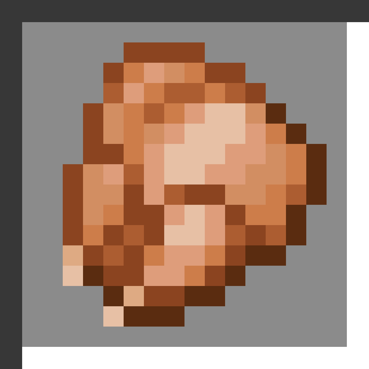 Cooked Chicken in Minecraft, drawn from the game's own item texture. Restores 6 hunger points. Minecraft has used the name Cooked Chicken since Beta 1.8.