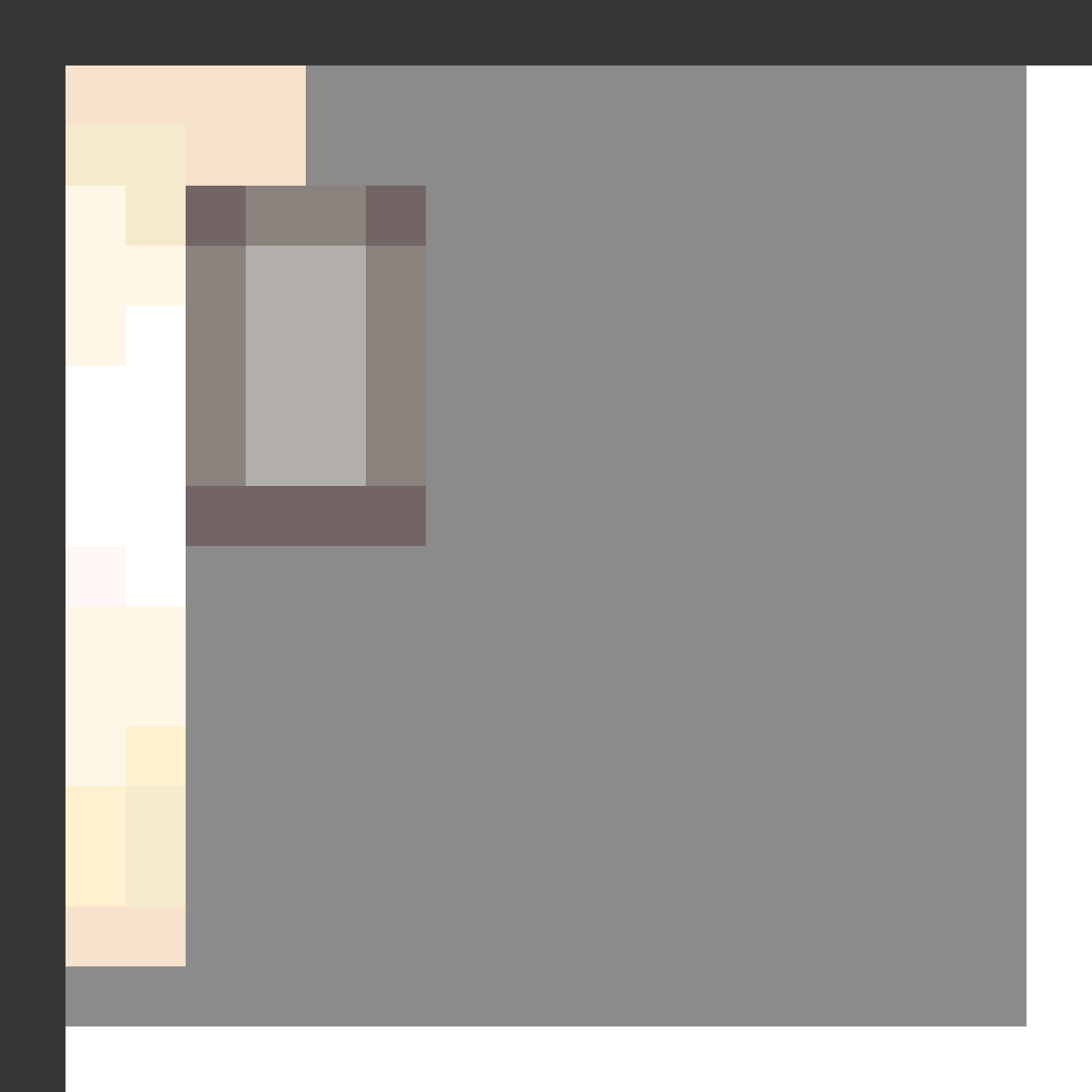 End Rod in Minecraft, drawn from the game's own item texture. Light source with level 14. Minecraft has used the name End Rod since 1.9.