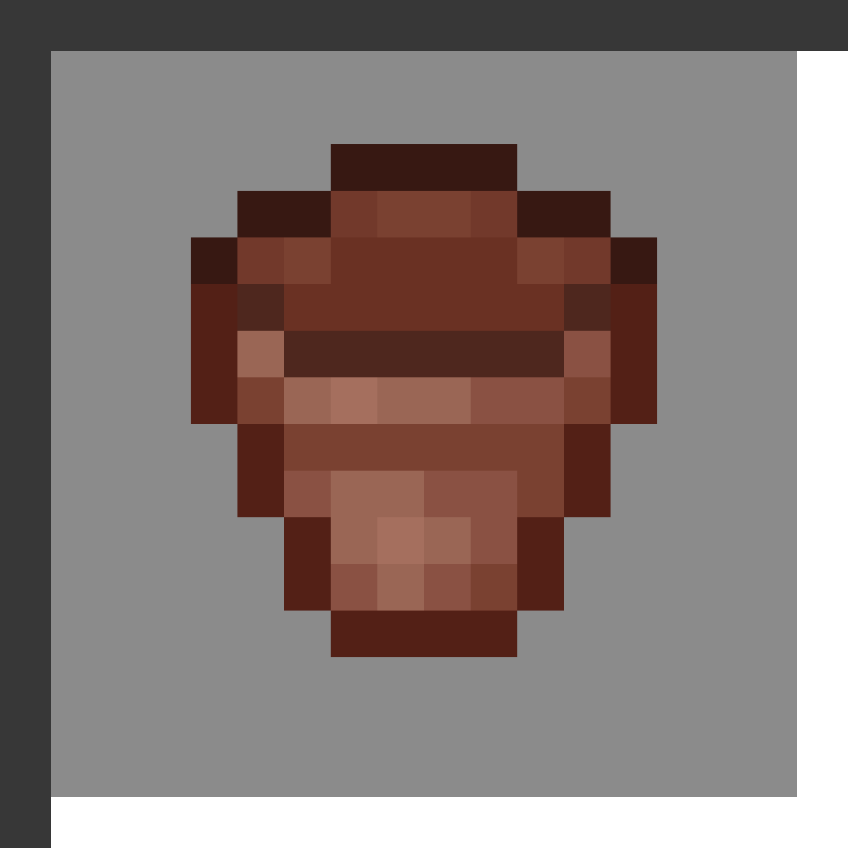 Flower Pot in Minecraft, drawn from the game's own item texture. Holding flowers, saplings, cacti, mushrooms and other small plants. Minecraft has used the name Flower Pot since 1.4.2.