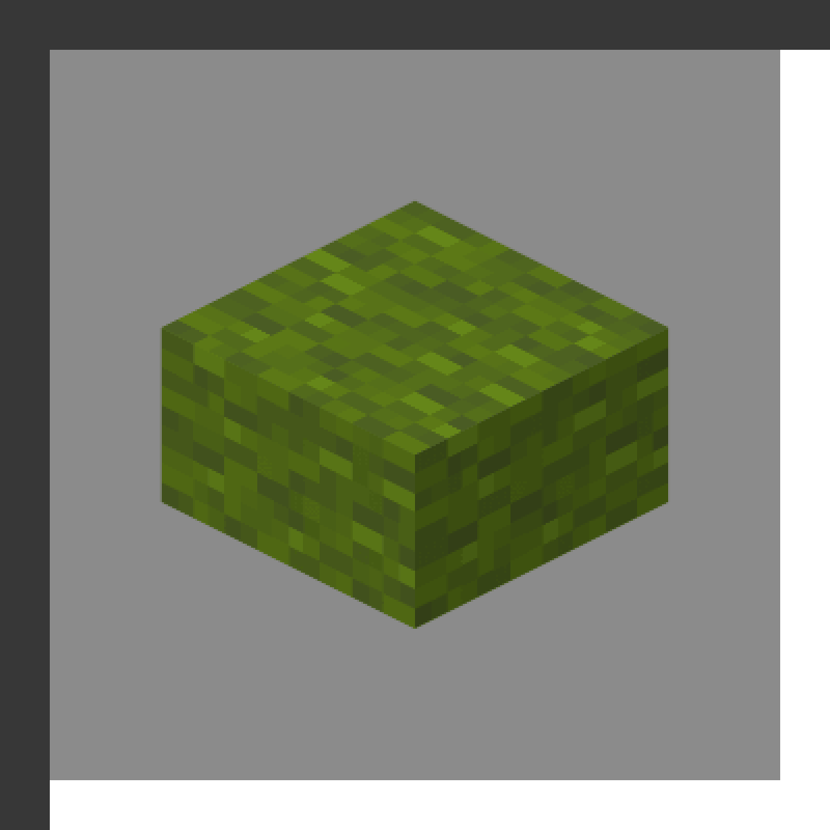 Green Bed in Minecraft, drawn from the game's own block model. Setting spawn point. Minecraft has used the name Green Bed since 1.12.