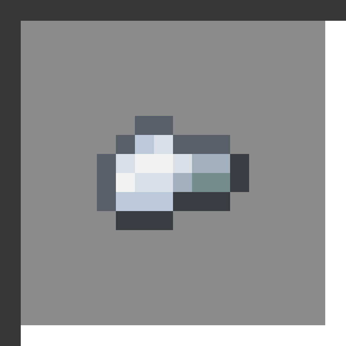 Iron Nugget in Minecraft, drawn from the game's own item texture. Crafting chains and lanterns. Minecraft has used the name Iron Nugget since 1.11.1.