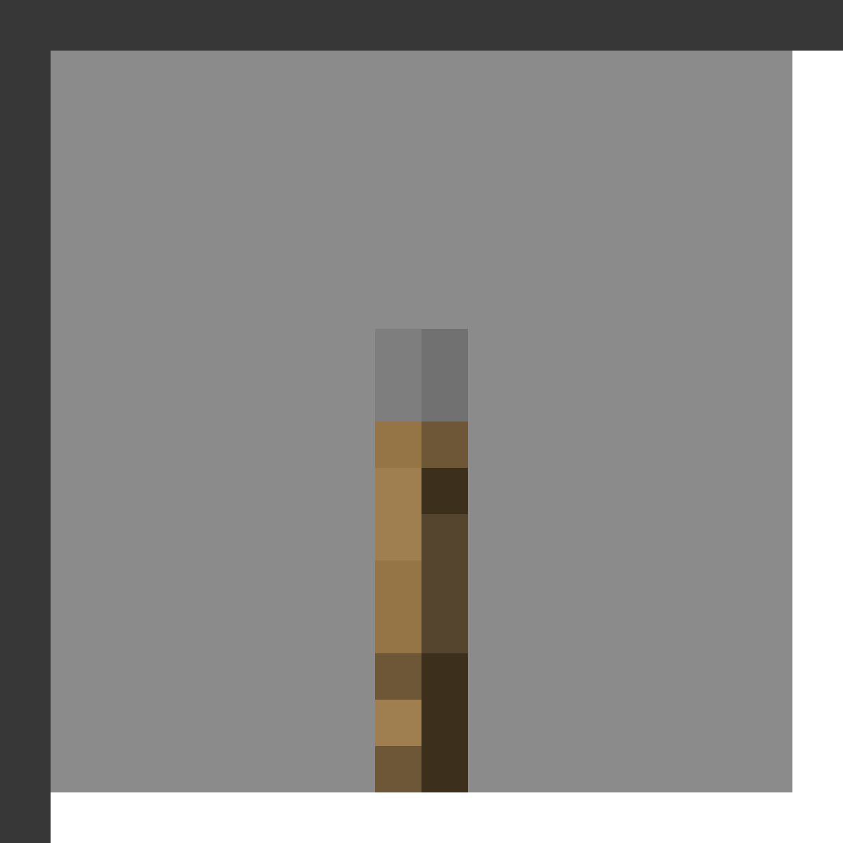 Lever in Minecraft, drawn from the game's own item texture. Toggle switch for redstone circuits.