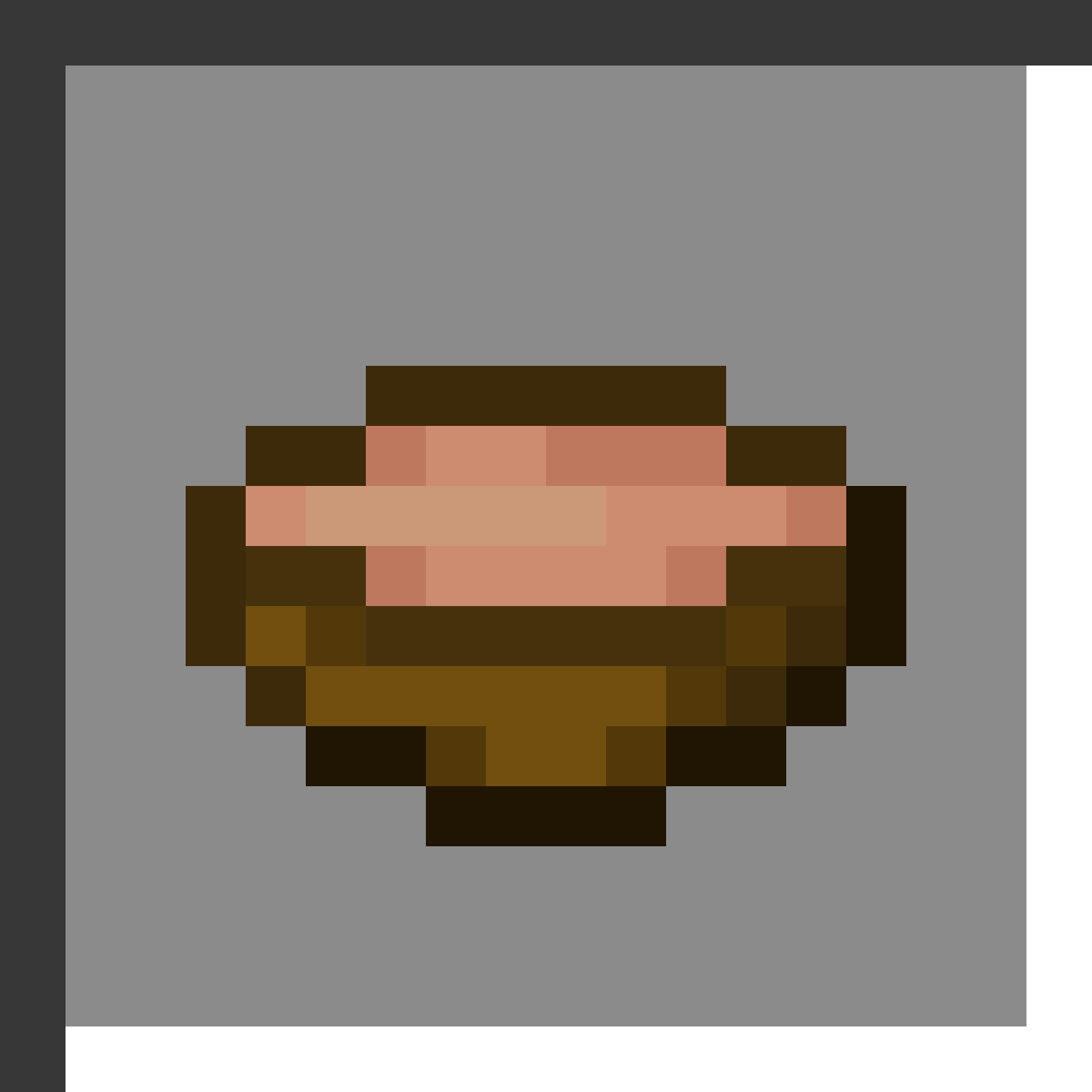 Mushroom Stew in Minecraft, drawn from the game's own item texture. Restores 6 hunger points.