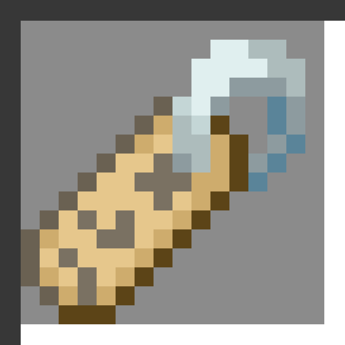 Name Tag in Minecraft, drawn from the game's own item texture. Naming mobs to prevent despawning. The recipe first appears in the game's files in Minecraft 26.1.