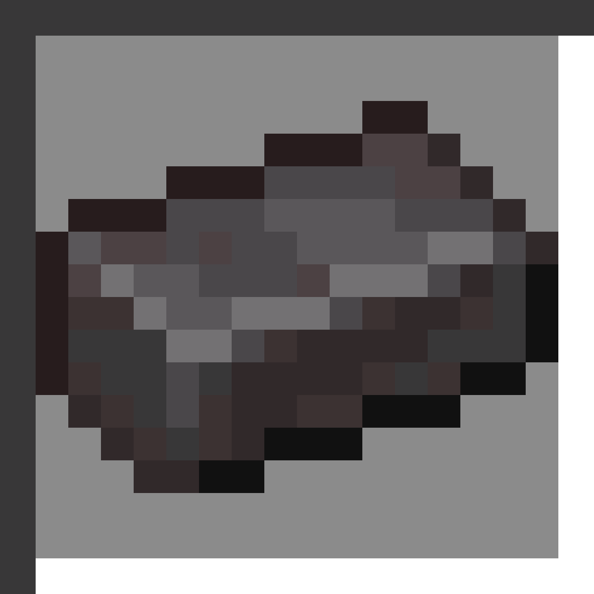 Netherite Ingot in Minecraft, drawn from the game's own item texture. Upgrading diamond gear to netherite at a smithing table. The recipe first appears in the game's files in Minecraft 1.16.
