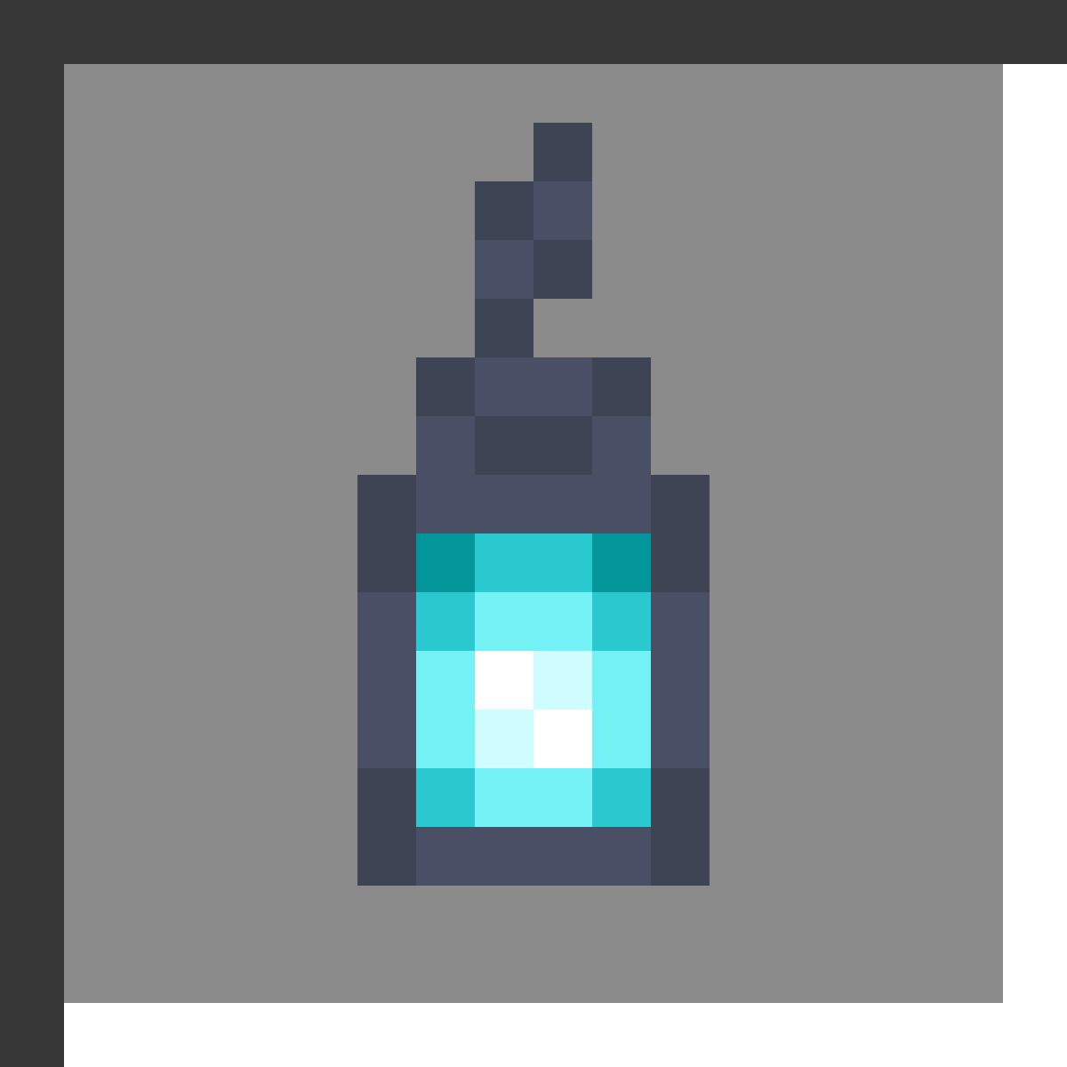 Soul Lantern in Minecraft, drawn from the game's own item texture. Blue light source with level 10. The recipe first appears in the game's files in Minecraft 1.16.