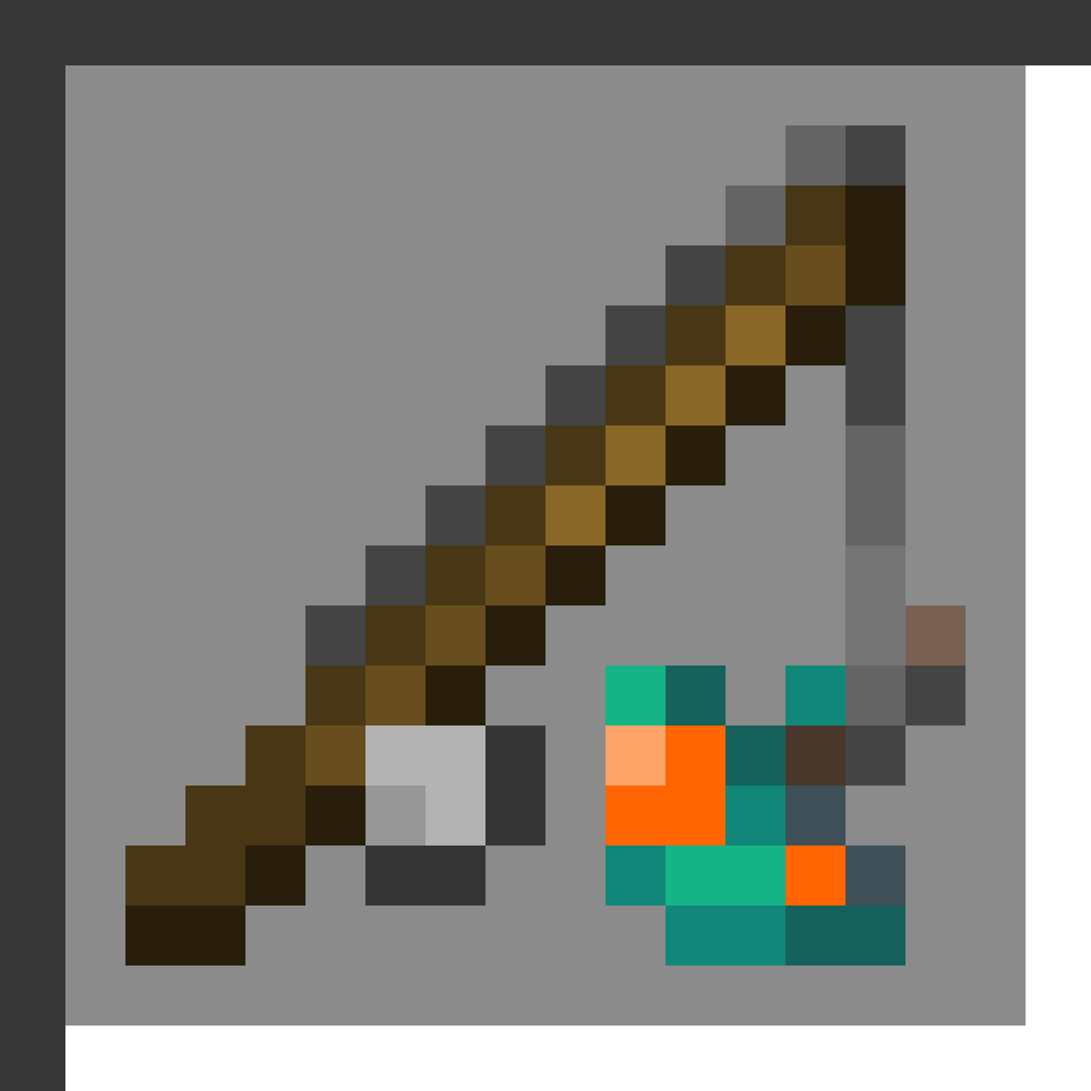 Warped Fungus on a Stick in Minecraft, drawn from the game's own item texture. Controlling saddled striders in the Nether. The recipe first appears in the game's files in Minecraft 1.16.